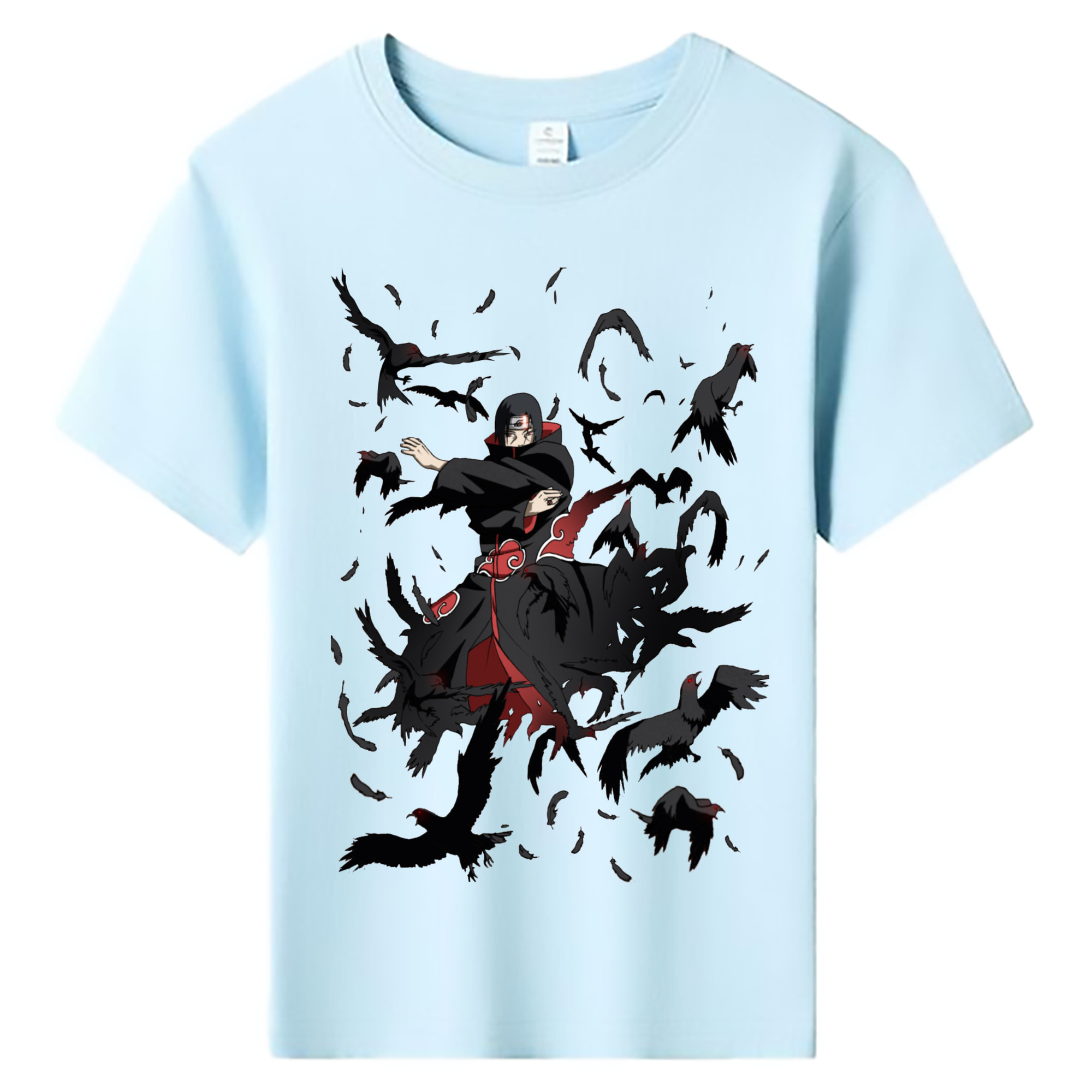 （画像用） NARUTO -ナルト- うちは イタチ Uchiha Itachi 綿100％キッズTシャツ（フロントプリント）